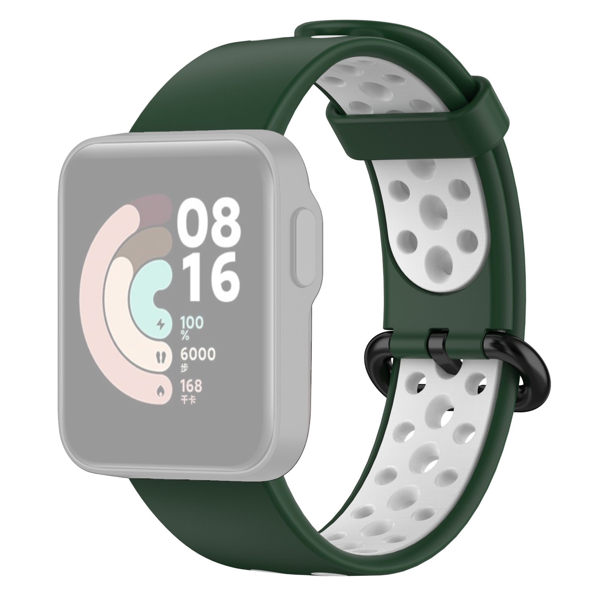 Dual-Color Hollow Silicone Watchband Strap Replacement for Xiaomi Redmi Watch 2 Dual-Color Hollow Silicone Watchband Strap Replacement for Xiaomi Redmi Watch 2